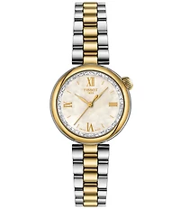 Tissot Women's Desire Quartz Analog Two Tone Stainless Steel Bracelet Watch