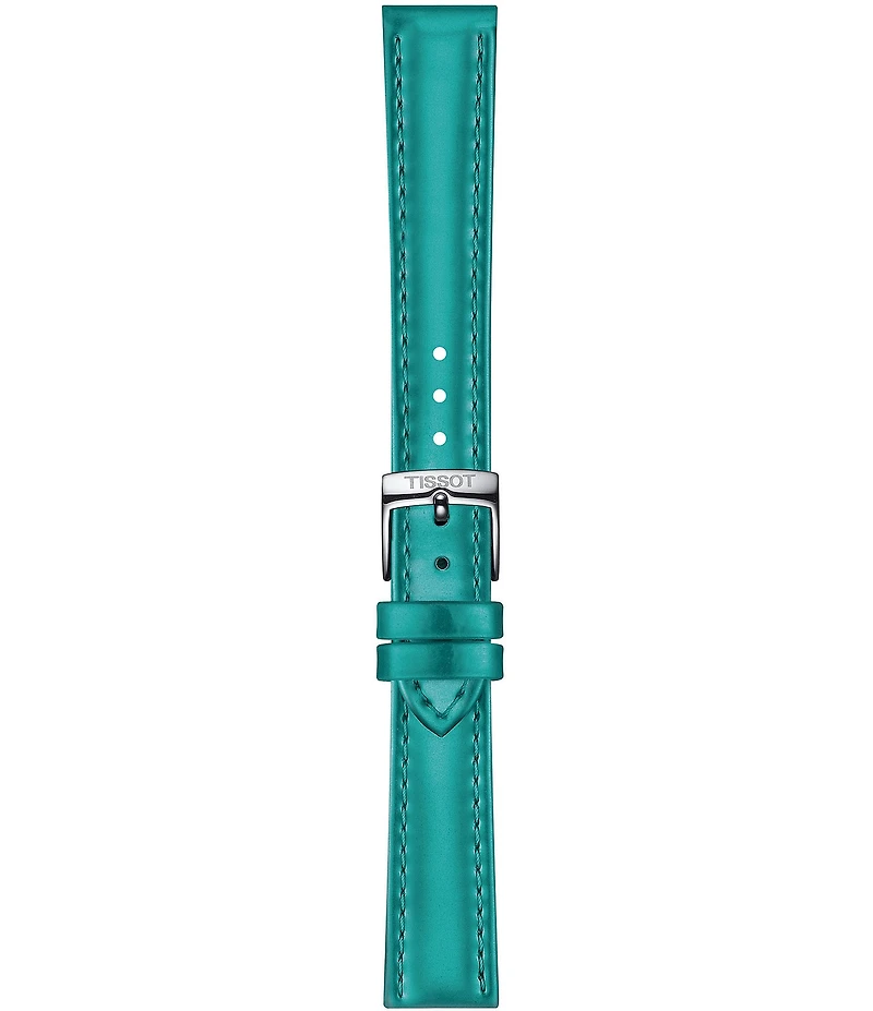 Tissot Women's Everytime Quartz Analog Metallic Teal Green Strap Watch