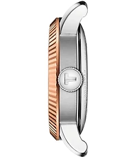 Tissot Women's Le Locle Automatic Blue Leather Strap Watch