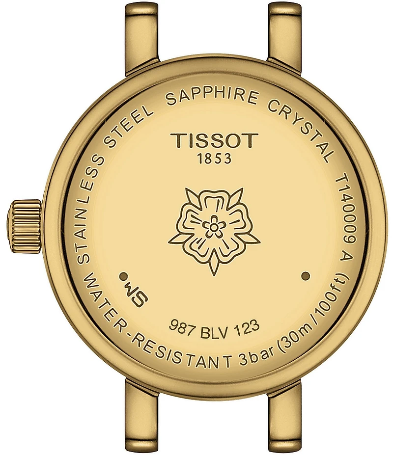 Tissot Women's Lovely Quartz Analog Green Leather Strap Watch