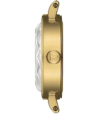 Tissot Women's Lovely Quartz Analog Green Leather Strap Watch
