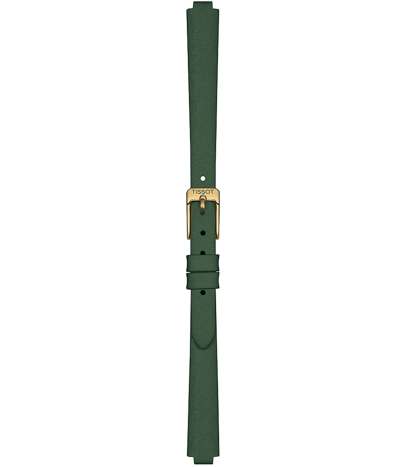 Tissot Women's Lovely Quartz Analog Green Leather Strap Watch