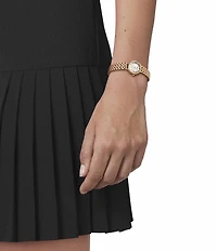 Tissot Women's Lovely Quartz Analog Rose Gold Tone Stainless Steel Bracelet Watch
