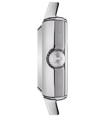 Tissot Women's Lovely Quartz Analog Blue Square Stainless Steel Bracelet Watch