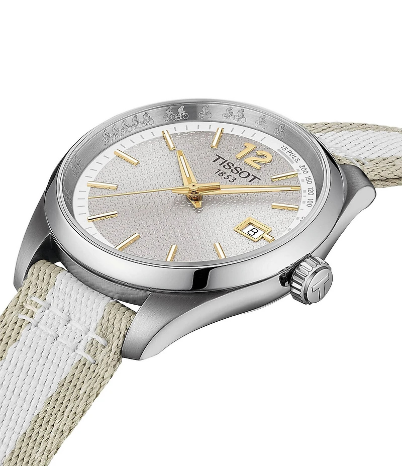 Tissot Women's PR 100 Cycling Edition Quartz Analog Fabric Strap Watch