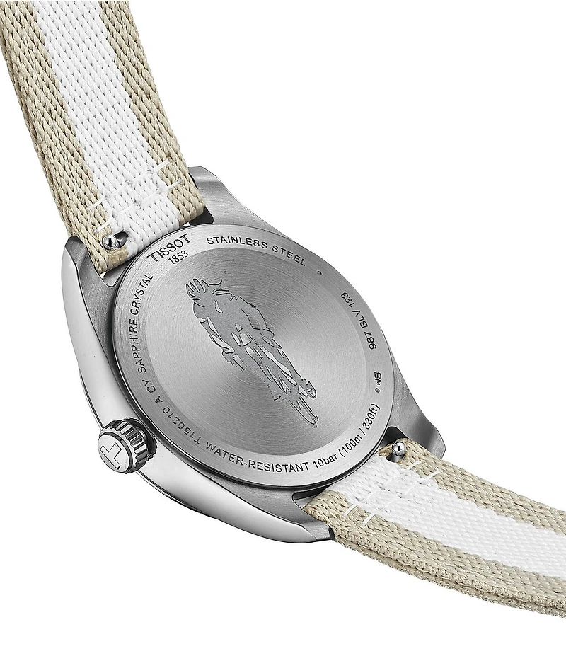 Tissot Women's PR 100 Cycling Edition Quartz Analog Fabric Strap Watch