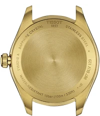 Tissot Women's Pr100 Quartz Mechanical Automatic Gold Tone Stainless Steel Bracelet Watch