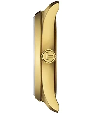 Tissot Women's Pr100 Quartz Mechanical Automatic Gold Tone Stainless Steel Bracelet Watch