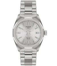 Tissot Women's PRC 100 Solar Quartz Analog Stainless Steel Bracelet Watch