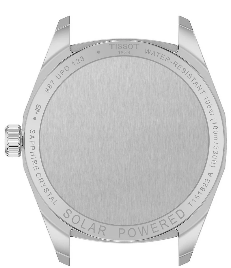 Tissot Women's PRC 100 Solar Quartz Analog Stainless Steel Bracelet Watch