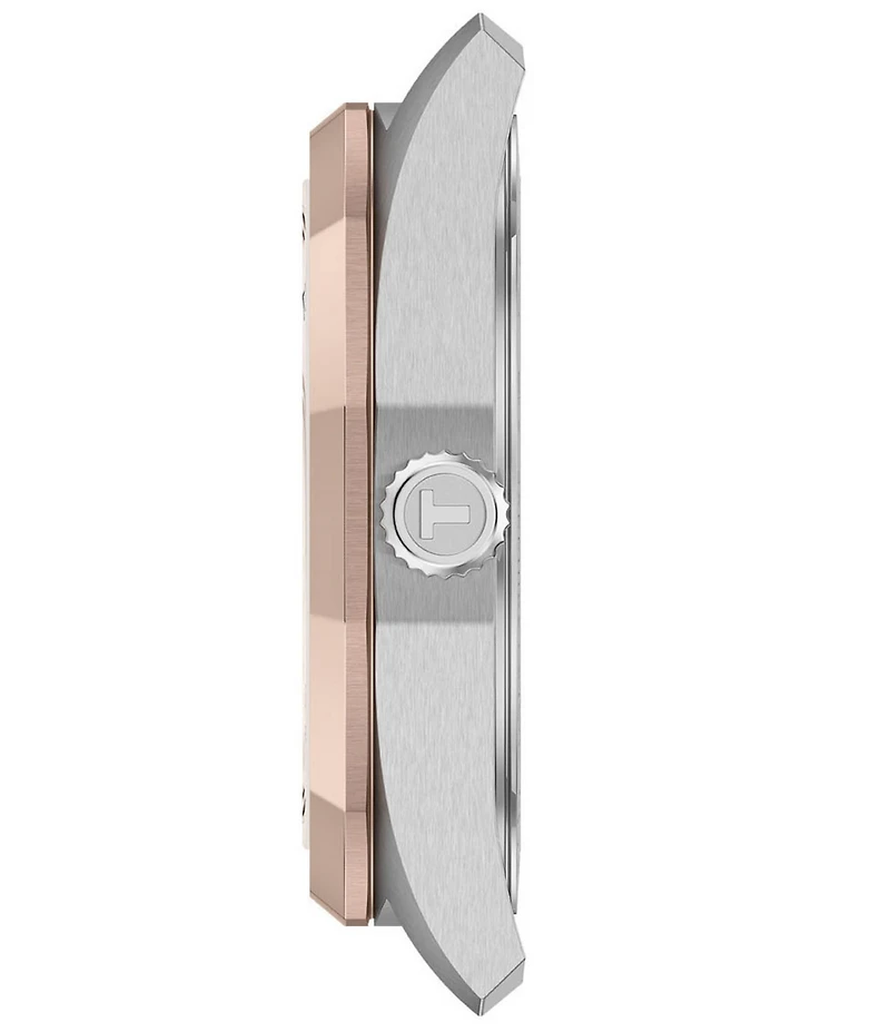 Tissot Women's PRC 100 Solar Quartz Analog Two Tone Stainless Steel Bracelet Watch