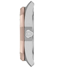 Tissot Women's PRC 100 Solar Quartz Analog Two Tone Stainless Steel Bracelet Watch