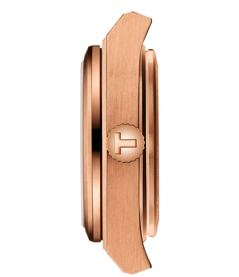 Tissot Women's PRX Quartz Analog Carnation Gold Tone Stainless Steel Bracelet Watch