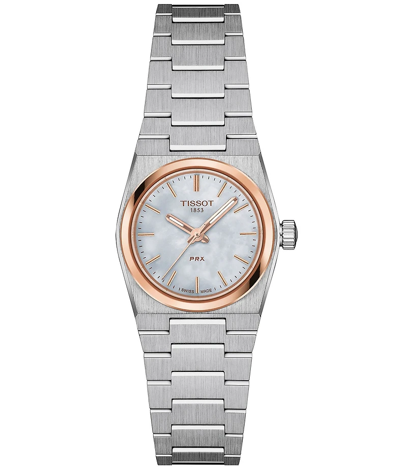 Tissot Women's PRX Quartz Analog Two Tone Stainless Steel Bracelet Watch