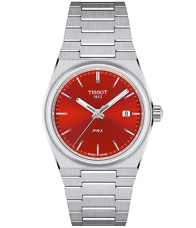 Tissot Women's Prx Tonneau Quartz Analog Stainless Steel Bracelet Watch