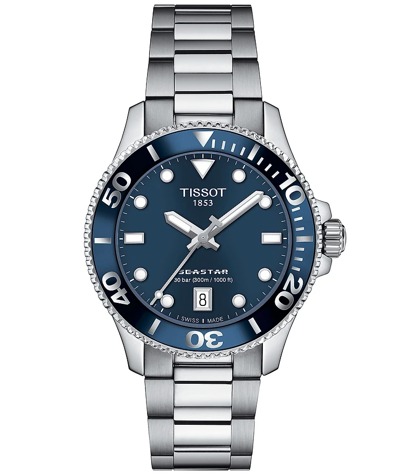 Tissot Women's Seastar 1000 Quartz Automatic Stainless Steel Bracelet Watch