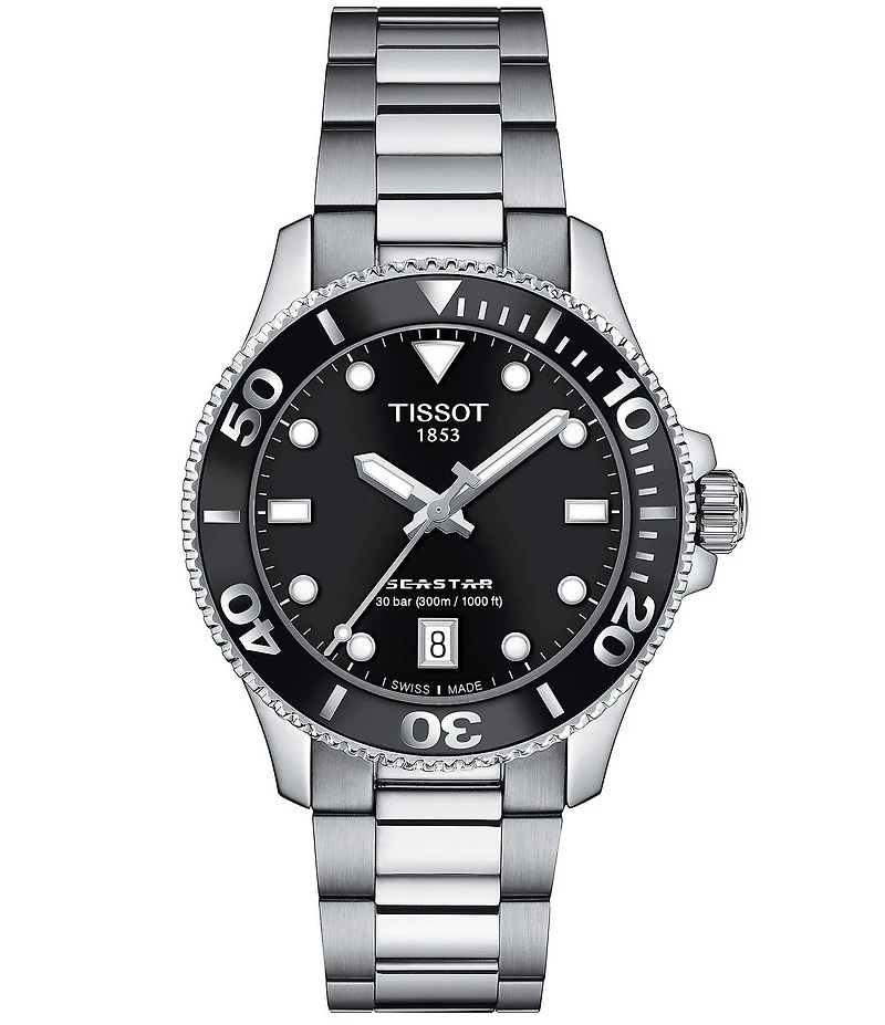 Tissot Women's Seastar 1000 Quartz Automatic Stainless Steel Bracelet Watch