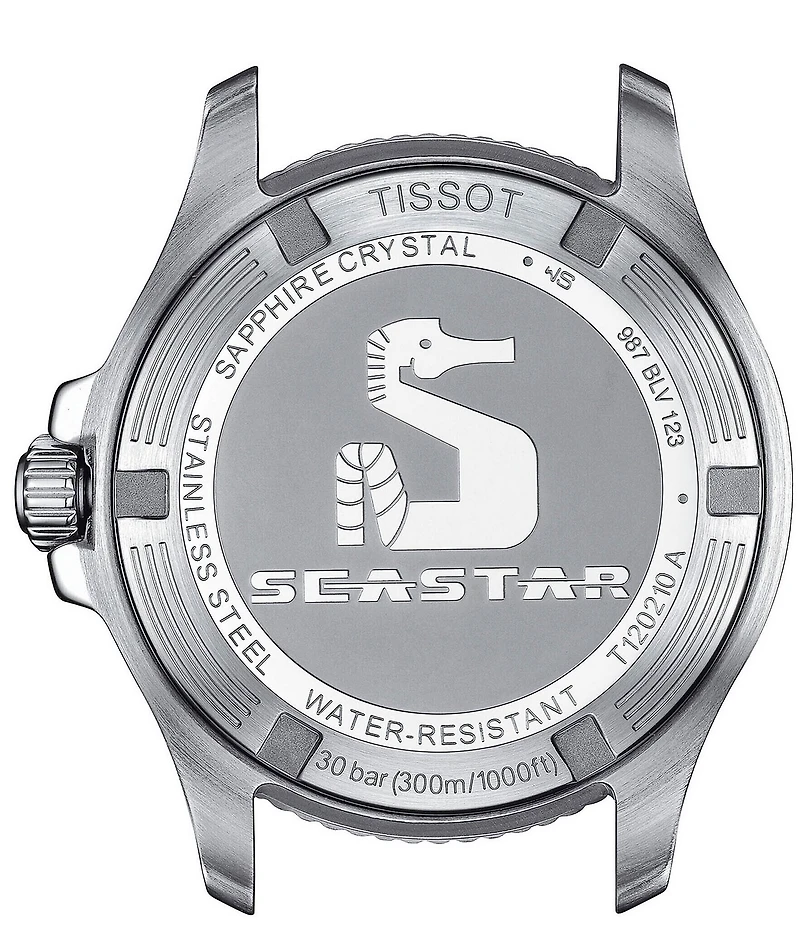Tissot Women's Seastar 1000 Quartz Analog White Silicone Strap Watch