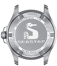 Tissot Women's Seastar 1000 Quartz Analog White Silicone Strap Watch