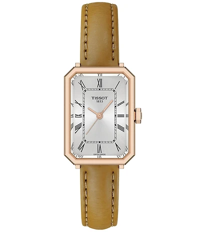 Tissot Women's SRV Classic Contemporary Collection Quartz Analog Leather Strap Watch