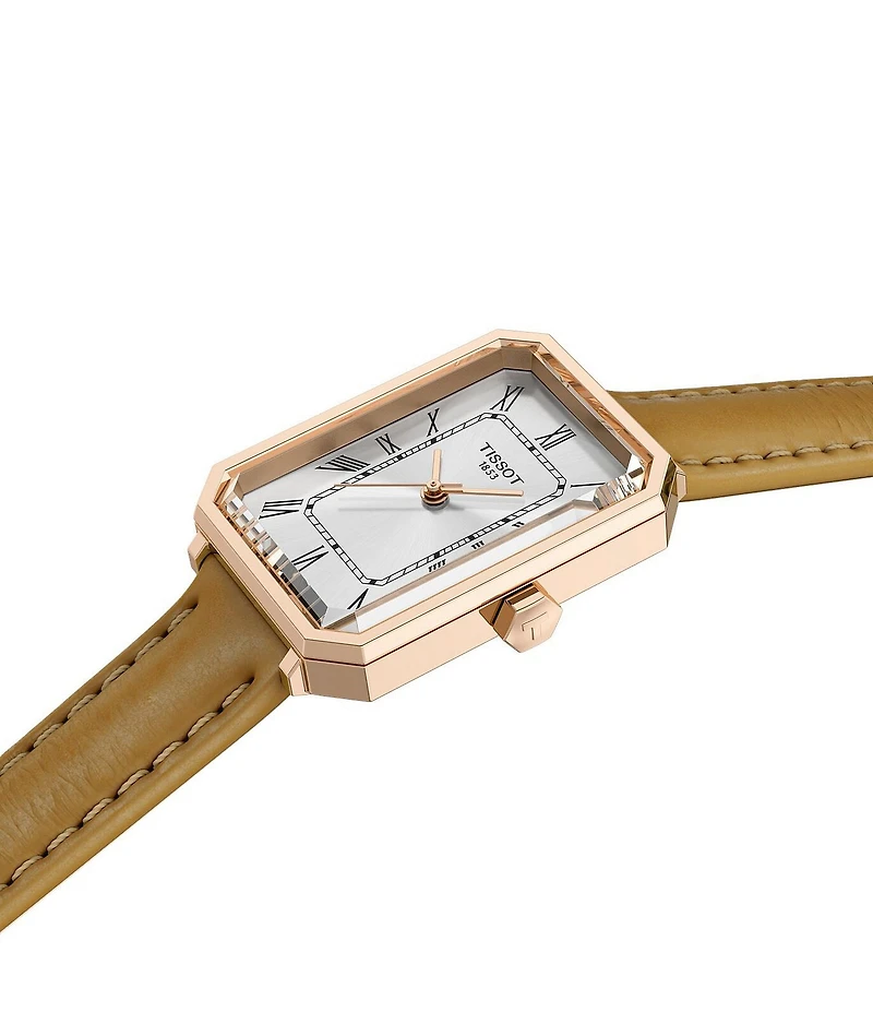 Tissot Women's SRV Classic Contemporary Collection Quartz Analog Leather Strap Watch