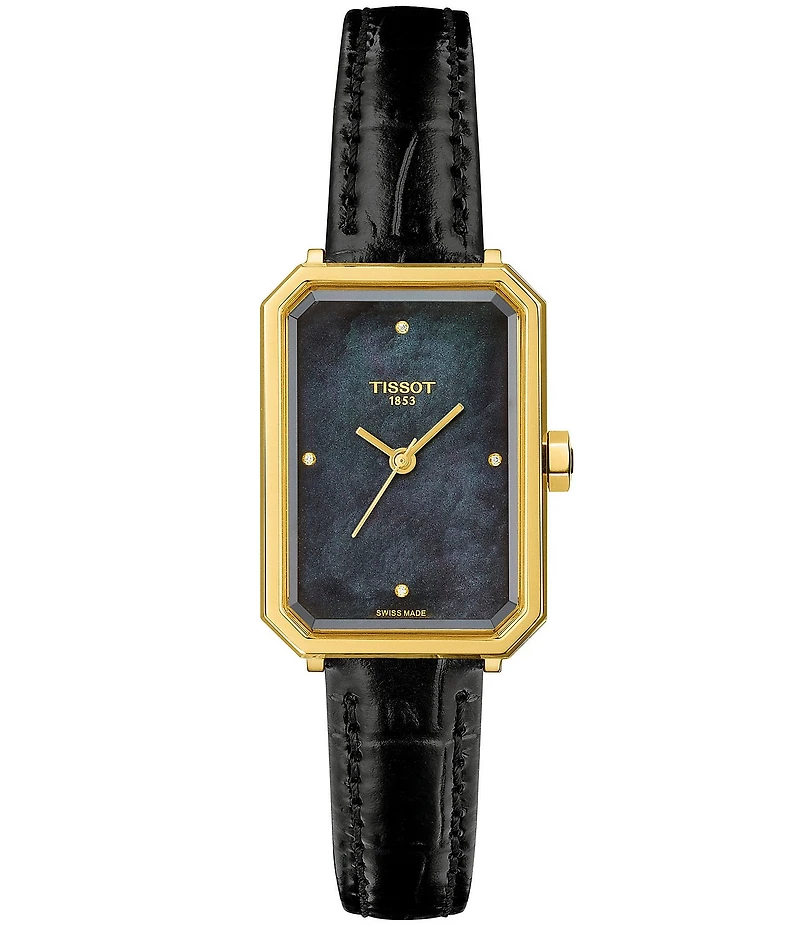 Tissot Women's SRV Quartz Analog Leather Strap Watch