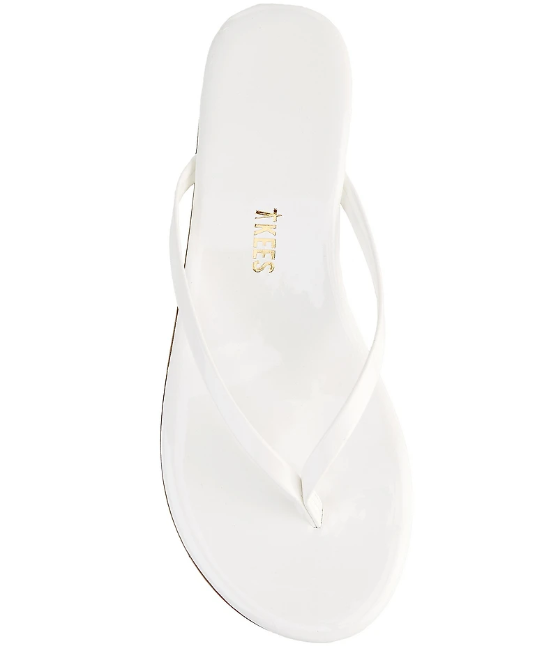 TKEES Glosses Patent Leather Flip-Flops