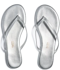 TKEES Lilly Metallics Leather Flip Flops