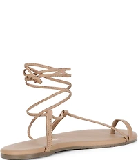 TKEES Jo Suede Ankle Strap Sandals