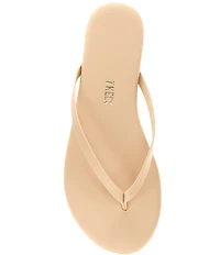 TKEES Lily Leather Platform Flip Flops