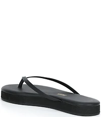 TKEES Lily Leather Platform Flip Flops