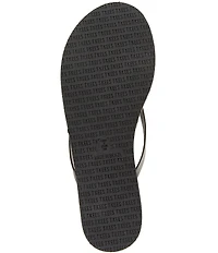 TKEES Lily Leather Platform Flip Flops