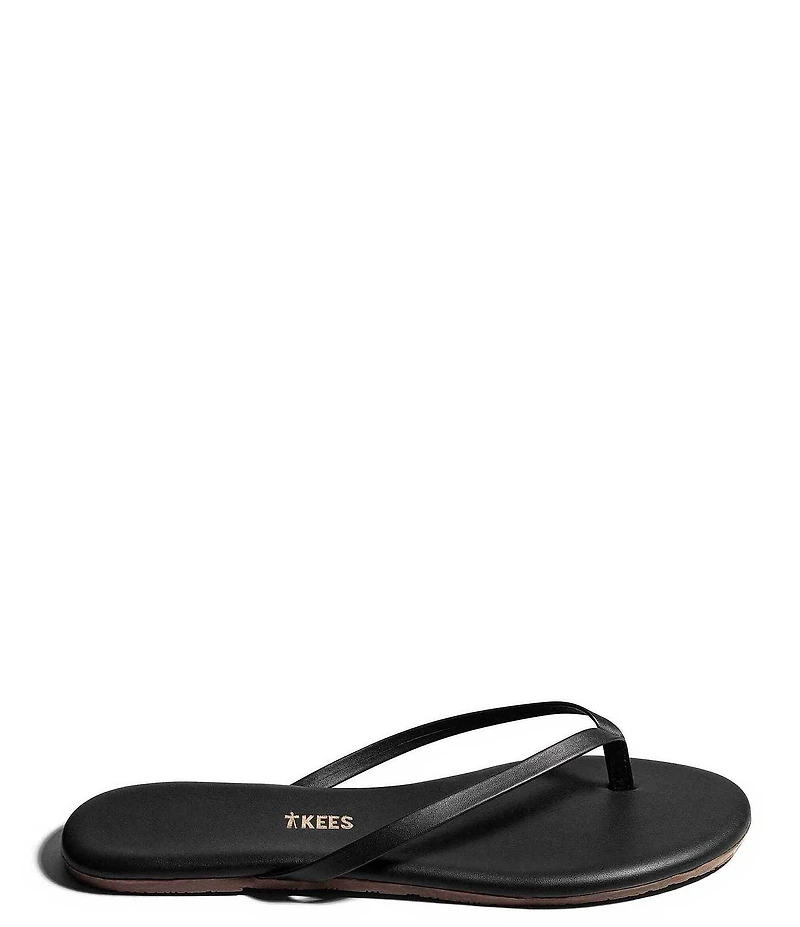 TKEES Lilly Liners Leather Flip Flops