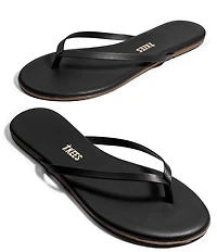 TKEES Lilly Liners Leather Flip Flops