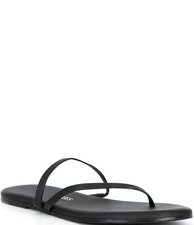 TKEES Sarit Leather Flip Flops