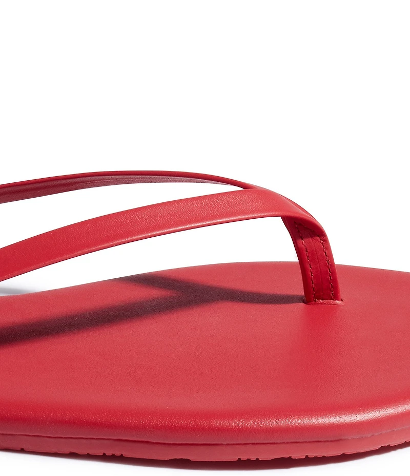 TKEES Lilly Pigments Leather Flip Flops