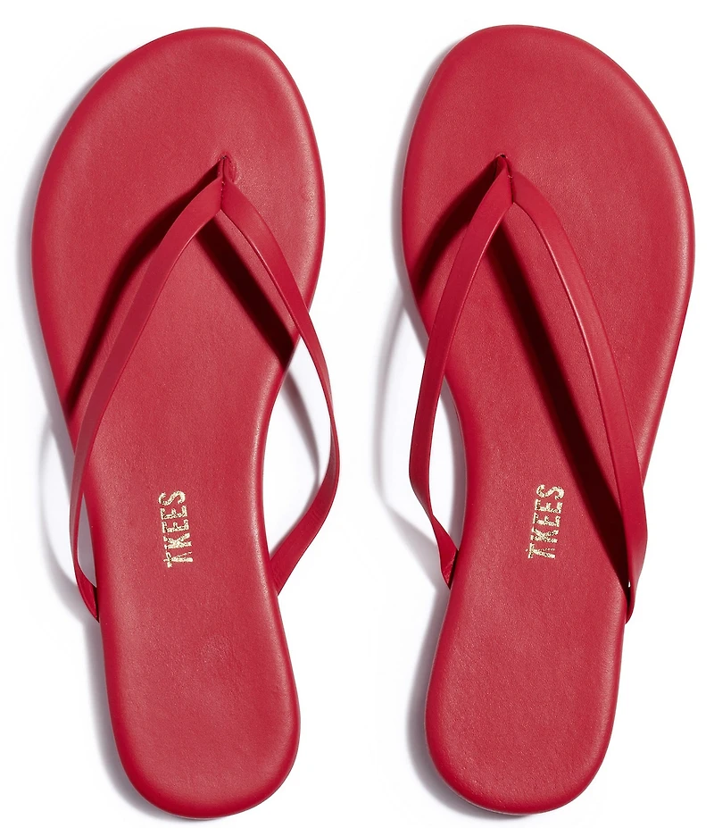 TKEES Lilly Pigments Leather Flip Flops
