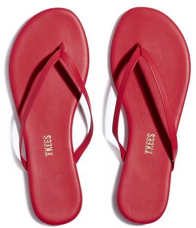 TKEES Lilly Pigments Leather Flip Flops