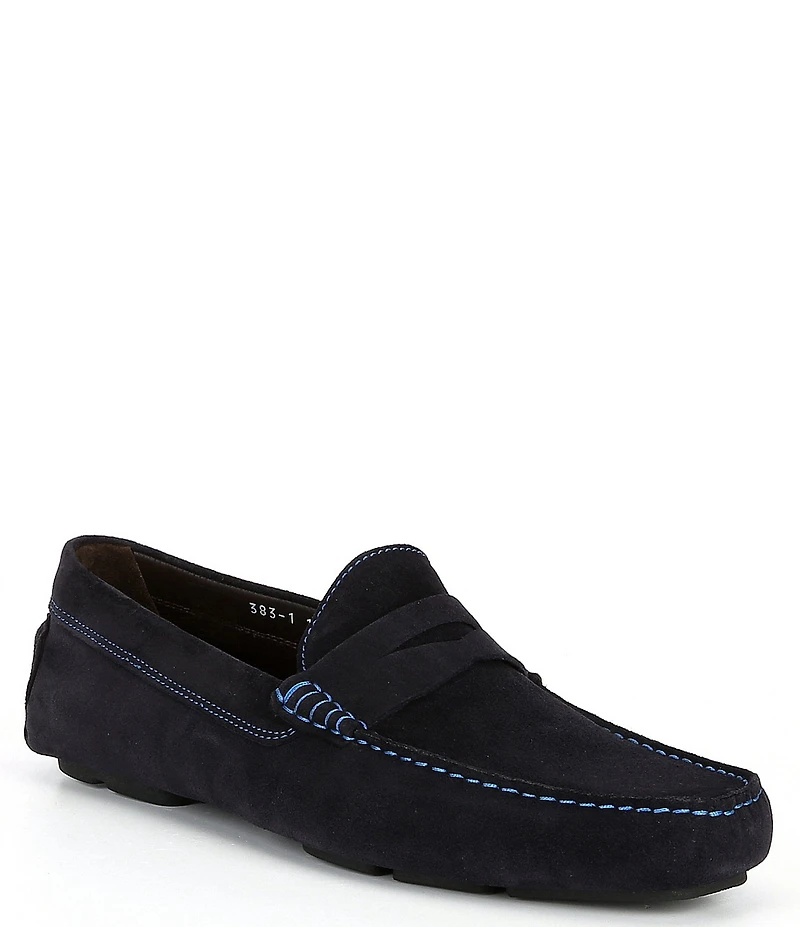 To Boot New York Men's Suede Driver Penny Loafers