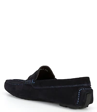 To Boot New York Men's Suede Driver Penny Loafers