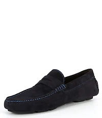 To Boot New York Men's Suede Driver Penny Loafers