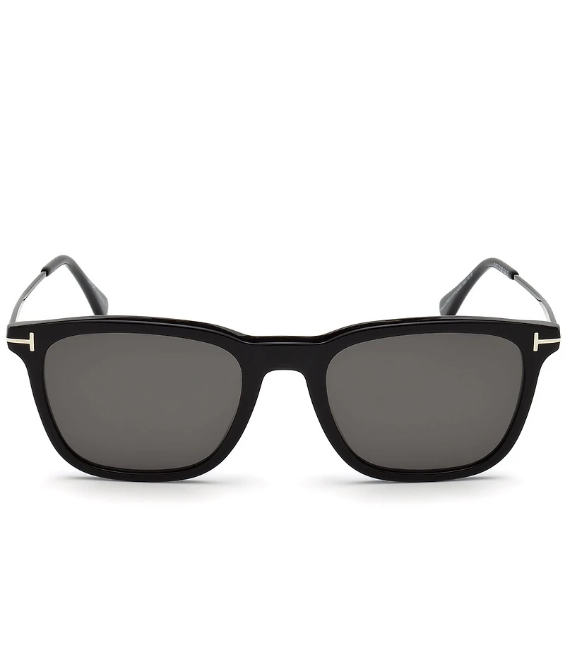 TOM FORD Men's Arnaud 53mm Wayfarer Polarized Sunglasses