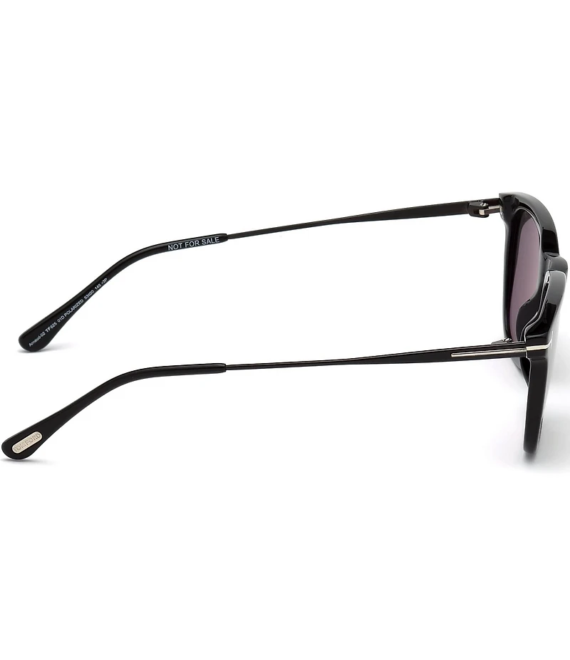 TOM FORD Men's Arnaud 53mm Wayfarer Polarized Sunglasses