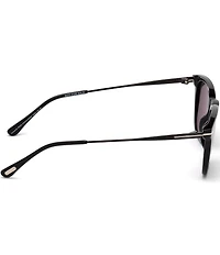 TOM FORD Men's Arnaud 53mm Wayfarer Polarized Sunglasses