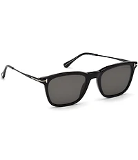 TOM FORD Men's Arnaud 53mm Wayfarer Polarized Sunglasses
