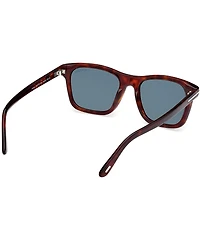 TOM FORD Men's Barron 54mm Tortoise Frame Square Sunglasses