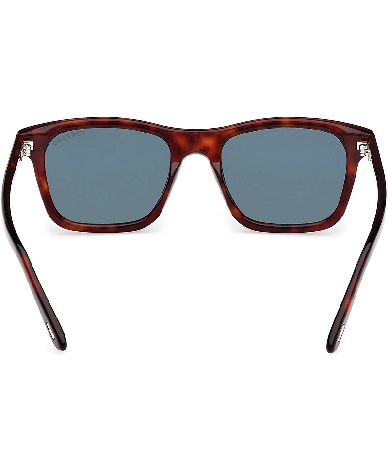 TOM FORD Men's Barron 54mm Tortoise Frame Square Sunglasses