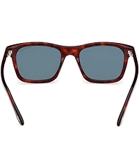 TOM FORD Men's Barron 54mm Tortoise Frame Square Sunglasses