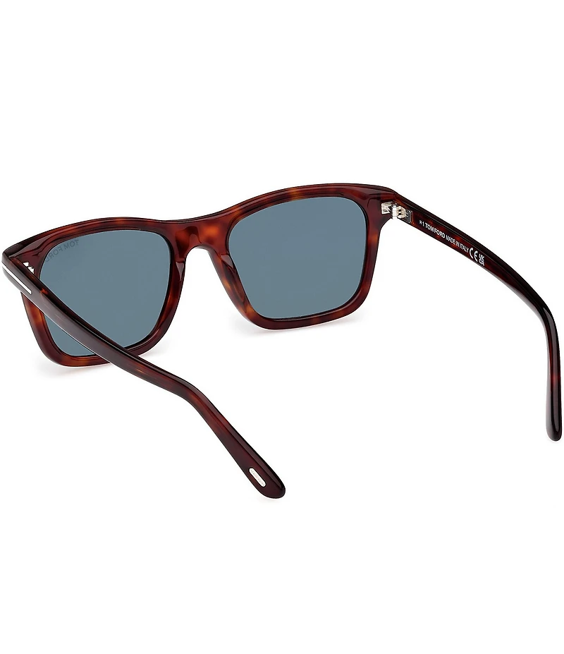 TOM FORD Men's Barron 54mm Tortoise Frame Square Sunglasses
