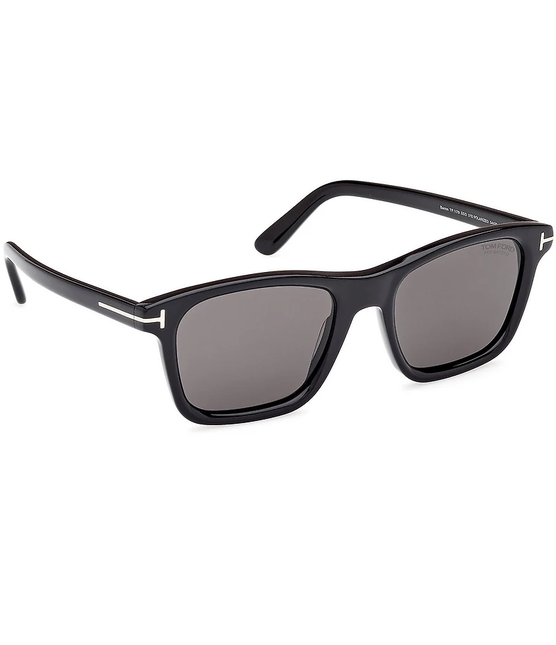 TOM FORD Men's Barron 54mm Square Polarized Sunglasses
